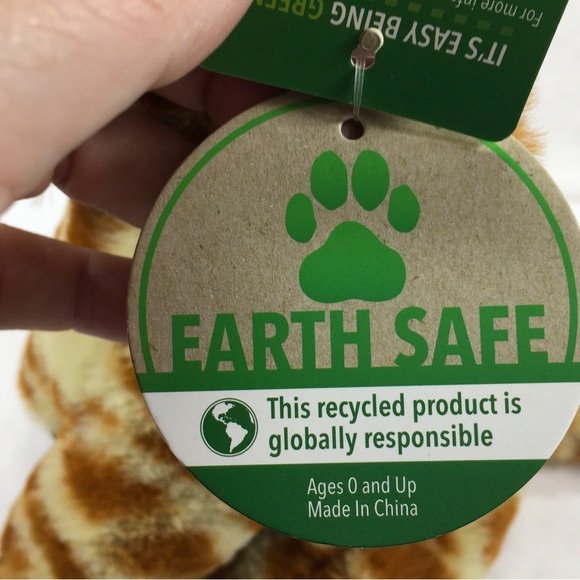 New EARTH SAFE BUDDIES GIRAFFE 11” Stuffed Animal Plush Toy (Ages 0+) Toddler - Picture 8 of 14